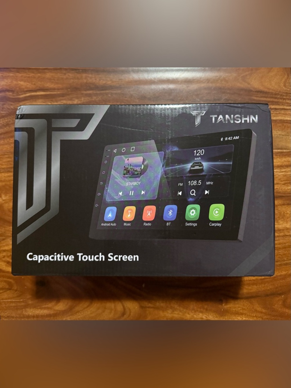 9" Tanshn Touchscreen Car Stereo with Android Auto & CarPlay - NIB